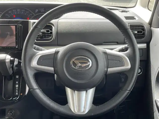 ダイハツ タント カスタム RS スマートセレ SA 熊本県 2014(平26)年 11.6万km パールホワイトⅢ 衝突軽減ブレーキ/プッシュスタート/社外ナビ/（CD・DVD・フルセグTV・BTオーディオ・SD）/ETC/純正15インチAW/両側パワースライドドア/LEDヘッドライト/オートライト/フォグライト/横滑り防止装置/ウィンカーミラー/純正フロアマット/純正ドアバイザー
