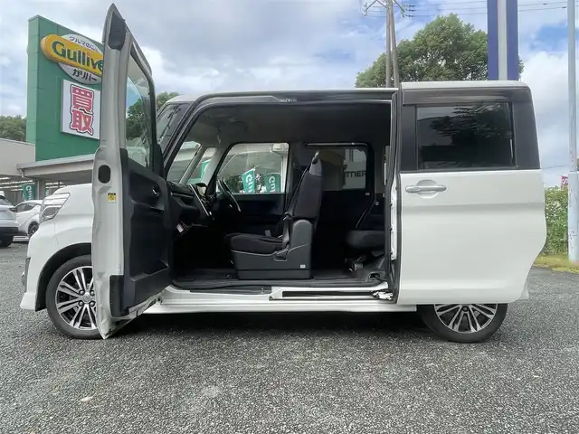 ダイハツ タント カスタム RS スマートセレ SA 熊本県 2014(平26)年 11.6万km パールホワイトⅢ 衝突軽減ブレーキ/プッシュスタート/社外ナビ/（CD・DVD・フルセグTV・BTオーディオ・SD）/ETC/純正15インチAW/両側パワースライドドア/LEDヘッドライト/オートライト/フォグライト/横滑り防止装置/ウィンカーミラー/純正フロアマット/純正ドアバイザー