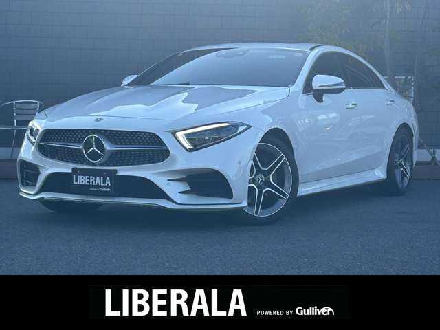 メルセデス・ベンツ ＣＬＳ２２０ｄ スポーツ エクスクルーシブPKG 滋賀県 2021(令3)年 4.9万km ダイヤモンドホワイト BTオーディオ/全方位カメラ/フルセグTV/AppleCarPlay／AndroidAuto/ブルメスターサウンド/ETC2.0/クルーズコントロール（追従アリ）/MTモード付/サンルーフ/シートヒーター/エアシート/ナッパレザー/パフュームアトマイザー/純正フロアマット/純正アルミホイール/レザーエクスクルーシブパッケージ/エアサス