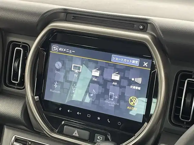 スズキ ハスラー Jスタイル Ⅱ 埼玉県 2024(令6)年 0.5万km ピュアホワイトパール/ウッディブラウン2トーンルーフ 純正９インチナビ　全方位モニター　レーダークルーズコントロール　シートヒーター　純正アルミ　ＣＤ　ＤＶＤ　Ｂｌｕｅｔｏｏｔｈ　ＵＳＢ　地デジフルセグＴＶ　スマートキー　オートライト　ＬＥＤライト