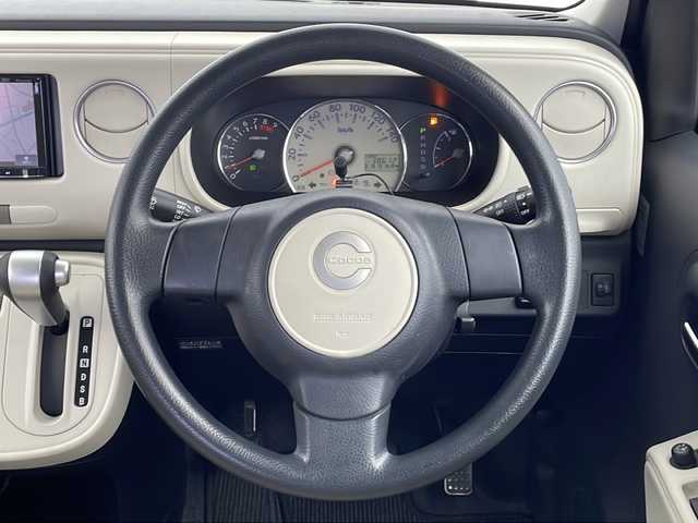 ダイハツ ミラ ココア プラスX 愛知県 2010(平22)年 3.9万km ブラックマイカメタリック 社外ナビ/・Bluetooth/・フルセグテレビ　/・CD/DVD/オートエアコン/純正フロアマット/スマートキー/パワーステアリング/パワーウィンドウ/ベンチシート