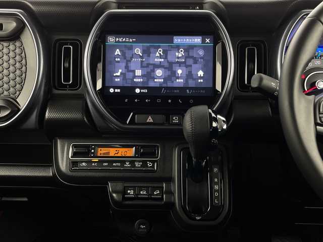 スズキ ハスラー Jスタイル 新潟県 2022(令4)年 1.8万km ブルーイッシュブラックパール ４WD/ワンオーナー/禁煙車/スズキセーフティサポート/純正9インチメモリナビ/　　CD/AM/FM/フルセグ/BT/USB/　　applecarplay/androidauto/LEDオートライト/前席シートヒーター/純正16インチアルミホイール付/社外アルミホイール付スタッドレスタイヤ車載/　　165/60/15/5ミリ/アイドリングストップ/ステアリングスイッチ/ダウンヒルアシストコントロール/純正フロアマット/ドアバイザー/前後ドライブレコーダー/ミラーヒーター/スペアキー/スマートキー/エンジンスターター/ETC