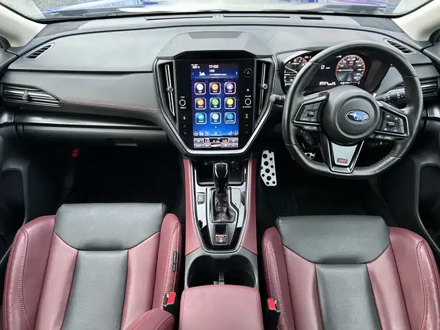スバル レヴォーグ 1．8STIスポーツ EX 千葉県 2023(令5)年 2.7万km 青 純正11.6インチナビ/(Bluetooth/フルセグ/appleCarPlay/AndroidAuto)/レザーシート/バックカメラ/サイドカメラ/衝突被害軽減システム/車線逸脱警報/レーダークルーズコントロール/ドライブレコーダー/電動リアゲート/アイドリングストップ/横滑り防止装置/ETC/LEDヘッドライト/フォグランプ/オートライト/ウィンカーミラー/電動格納ミラー/純正18インチAW/シートヒーター/アイサイト/禁煙車/プッシュスタート/スマートキー/フロアマット/ドアバイザー/取扱説明書