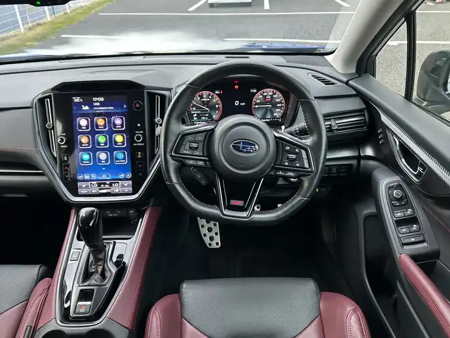スバル レヴォーグ 1．8STIスポーツ EX 千葉県 2023(令5)年 2.7万km 青 純正11.6インチナビ/(Bluetooth/フルセグ/appleCarPlay/AndroidAuto)/レザーシート/バックカメラ/サイドカメラ/衝突被害軽減システム/車線逸脱警報/レーダークルーズコントロール/ドライブレコーダー/電動リアゲート/アイドリングストップ/横滑り防止装置/ETC/LEDヘッドライト/フォグランプ/オートライト/ウィンカーミラー/電動格納ミラー/純正18インチAW/シートヒーター/アイサイト/禁煙車/プッシュスタート/スマートキー/フロアマット/ドアバイザー/取扱説明書