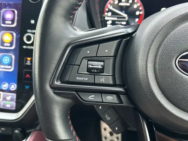 スバル レヴォーグ 1．8STIスポーツ EX 千葉県 2023(令5)年 2.7万km 青 純正11.6インチナビ/(Bluetooth/フルセグ/appleCarPlay/AndroidAuto)/レザーシート/バックカメラ/サイドカメラ/衝突被害軽減システム/車線逸脱警報/レーダークルーズコントロール/ドライブレコーダー/電動リアゲート/アイドリングストップ/横滑り防止装置/ETC/LEDヘッドライト/フォグランプ/オートライト/ウィンカーミラー/電動格納ミラー/純正18インチAW/シートヒーター/アイサイト/禁煙車/プッシュスタート/スマートキー/フロアマット/ドアバイザー/取扱説明書