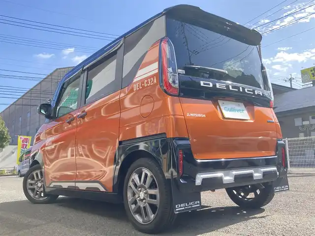 三菱 デリカミニ T プレミアム 長崎県 2024(令6)年 0.8万km オレンジⅡ 衝突被害軽減ブレーキ/マイパイロット/・レーダークルーズコントロール/・レーンキープアシスト/両側パワースライドドア/・左側ハンズフリーパワースライド/ディーラーOP/9インチメモリナビ【CN-SBDDJ0CJ】/・Bluetooth接続/・フルセグTV/・HDMI接続/ドライブレコーダー/ハーフレザーシート/シートヒーター/ステアリングヒーター/ステアリングスイッチ/パドルシフト/電子パーキング/オートホールド機能/ダウンヒルアシスト/アイドリングストップ/LEDオートヘッドライト/ビルトインETC/デジタルインナーミラー/後席サーキュレーター/ISOFIX/後席サンシェード/コーナーセンサー
