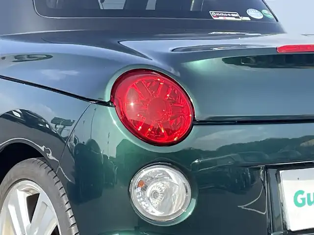 ダイハツ コペン セロ 島根県 2015(平27)年 8万km ブリティッシュグリーンマイカ 登録時走行距離79126km/社外オーディオ（CUK-W69D）/Bluetooth/シートヒーター/プッシュスタート/アイドリングストップ/純正LED/純正16インチアルミ/純正フォグライト/保証書