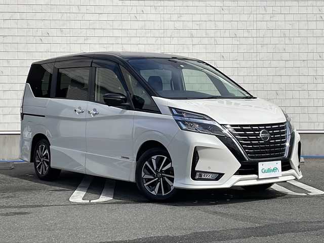 日産 セレナ ハイウェイスター 山形県 2020(令2)年 6.6万km ブリリアントホワイトパール 2トーン 禁煙車/プロパイロット/エマージェンシーブレーキ/インテリジェントLI/LDP/インテリジェントパーキングアシスト/クリアランスソナー/アラウンドビューモニター/ハンズフリー両側パワースライド/アルパインBIGX（11インチ）/CD.DVD.BT.SD/フルセグ/アルパインフリップダウンモニター/ETC/ドライブレコーダー/電動パーキングブレーキ/オートホールド/アイドリングストップ/LEDヘッドライト/プッシュスタート/スマートキー