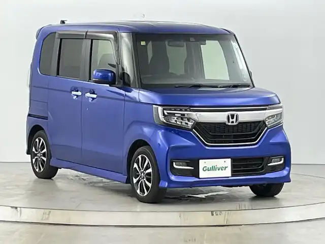 ホンダ Ｎ ＢＯＸ カスタム G L ホンダセンシング 愛知県 2020(令2)年 6万km ブリリアントスポーティブルーメタリック2トーン 禁煙車/純正7インチナビ	/（フルセグTV/Bluetooth/DVD）		/バックカメラ	/ホンダセンシング/・衝突軽減ブレーキ/・レーンキープアシスト/・オートマチックハイビーム/・レーダークルーズコントロール		/ETC	/ドライブレコーダー/シートヒーター	/LEDヘッドライト		/横滑り防止機能/純正14インチアルミホイール		/ステアリングリモコン				/スマートキー				/プッシュスタート						/純正フロアマット/ベンチシート