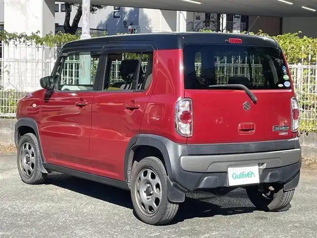 スズキ ハスラー G 熊本県 2014(平26)年 10.4万km フェニックスレッドパール/ブルーイッシュブラックパール レーダーブレーキサポート/プッシュスタート/社外ナビ/ETC/ドライブレコーダー/右前席シートヒーター/横滑り防止装置/純正フロアマット/純正ドアバイザー/新車保証書/取扱説明書/スマートスペアキー×1本