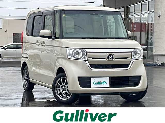 ホンダ Ｎ ＢＯＸ G EX ホンダセンシング 道北・旭川 2018(平30)年 1.7万km プレミアムアイボリーパールⅡ /4WD//禁煙車//純正ナビ/BT/SD/USB/CD/DVD/フルセグ//片側パワースライドドア//全席シートヒーター//ステアリングスイッチ//オートエアコン//ETC//ドライブレコーダー//バックカメラ//ホンダセンシング//CMBS//誤発進抑制機能//後方誤発進抑制機能//ACC//LKAS//路外逸脱抑制機能//先行車発進お知らせ機能//ドアバイザー//オートライト//LEDヘッドライト//サンシェード//保証書//取説