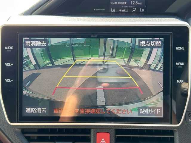 トヨタ エスクァイア Gi プレミアムパッケージ 大阪府 2018(平30)年 4.4万km ブラック ワンオーナー/純正10インチナビ/フルセグTV/Bluetooth/CD/DVD/SD/TVキャンセラー/バックカメラ/ビルトインETC/12インチフリップダウンモニター/トヨタセーフティセンス/クルーズコントロール/両側パワースライドドア/コンビハンドル/ステアリングスイッチ/ステアリングヒーター/ハーフレザーシート/前席シートヒーター/LEDヘッドライト/フォグランプ/オートライト/オートハイビーム/純正15インチAW/ドアバイザー/プッシュスタート/スマートキー/スペアキー