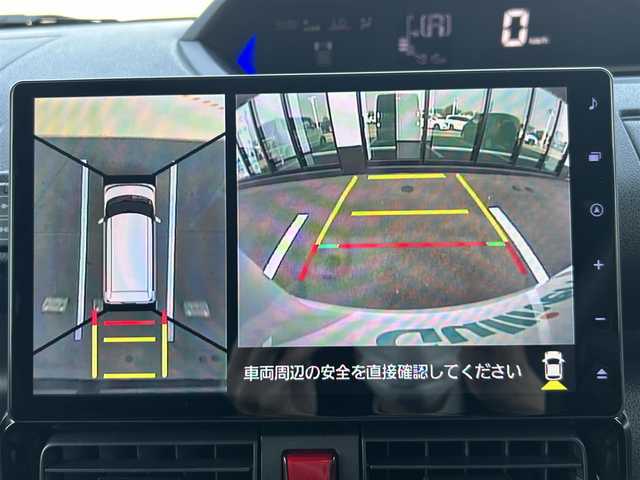 スバル シフォン カスタムR 群馬県 2024(令6)年 0.8万km ブラックマイカメタリック/シャイニングホワイトパール 純正メモリーナビ/（CD/DVD/SD/HDMI/Bluetooth/iPod）/フルセグテレビ/パノラミックビューモニター/フリップダウンモニター/ドライブレコーダー/スマートアシスト/スマートアシスト/・衝突回避支援ブレーキ機能/・ブレーキ制御付誤発進抑制機能/・車線逸脱抑制制御機能/・先行車発進お知らせ機能/・標識認識機能（進入禁止/最高速度/一時停止）/・アダプティブドライビングビーム/・衝突警報機能/・車線逸脱警報機能/・ふらつき警報/・サイドビューランプ/・コーナーセンサー/両側パワースライドドア/シートヒーター/ハーフレザーシート/ドライブレコーダー/オートブレーキホールド/ステアリングリモコン/ETC/LEDヘッドランプ/純正フロアマット/純正ドアバイザー