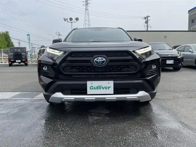 トヨタ ＲＡＶ４ ハイブリッド アドベンチャー 愛知県 2022(令4)年 8.4万km アティチュードブラックマイカ ワンオーナー/バックカメラ/ウィンカーミラー/クルーズコントロール/プッシュスタート/ETC/社外ディスプレイオーディオ/Bluetooth/AppleCarPlay/シートヒーター/エアシート/レーンキープ/衝突軽減ブレーキ/BSM