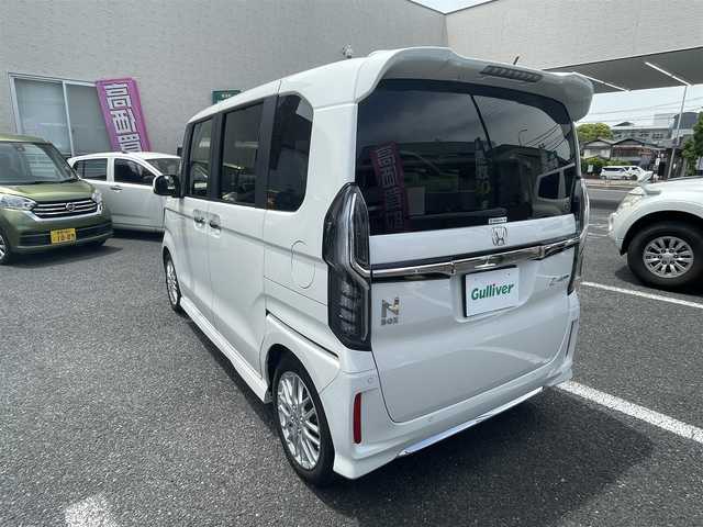 ホンダ Ｎ ＢＯＸ カスタム EX ターボ 大阪府 2022(令4)年 2.9万km プラチナホワイトパール ワンオーナー/ギャザーズSDナビ/CD.DVD.BT.フルセグ/ギャザーズドラレコ/バックカメラ/ビルトインETC/レーダークルコン/パドルシフト/両側パワスラ/前席シートヒーター/デジタルインナーミラー/クリアランスソナー/オートLEDライト/レーンキープアシスト/スマートキー×2/プッシュスタート/保証書.取説/純正フロアマット