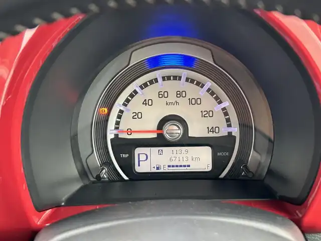 スズキ ハスラー Jスタイル 奈良県 2015(平27)年 6.8万km フェニックスレッドパール/ホワイト2トーンルーフ 社外ナビ(ワンセグTV/CD/AM・FM)ナビロックのため動作未確認/ビルトインETC/シートヒーター(D/N席)/HIDヘッドライト/フォグランプ/純正フロアマット/ドアバイザー/プッシュスタート/スマートキー