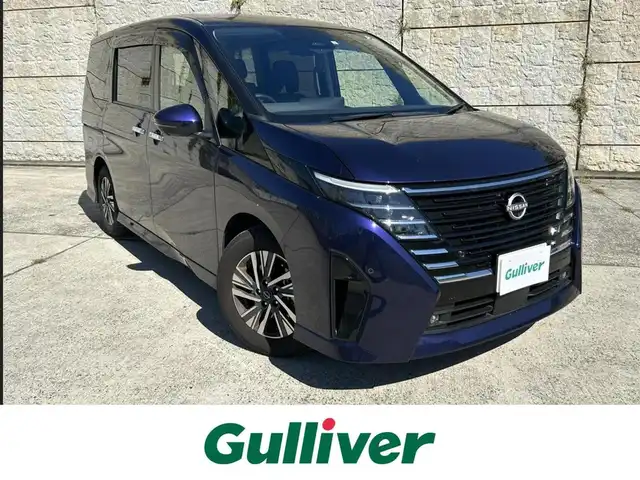 日産 セレナ ハイウェイスター V 長崎県 2023(令5)年 3.5万km アズライトブルー 純正ナビ/（Bluetooth/フルセグ）/全方位カメラ/衝突軽減システム/レーンアシスト/レーダークルーズ/ETC/両側パワースライドドア/パドルシフト/置くだけ充電/スマートキー/プッシュスタート/純正16インチAW