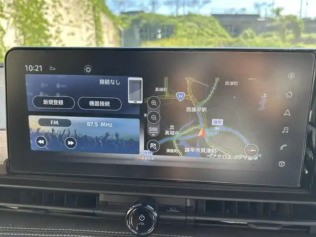 日産 セレナ ハイウェイスター V 長崎県 2023(令5)年 3.5万km アズライトブルー 純正ナビ/（Bluetooth/フルセグ）/全方位カメラ/衝突軽減システム/レーンアシスト/レーダークルーズ/ETC/両側パワースライドドア/パドルシフト/置くだけ充電/スマートキー/プッシュスタート/純正16インチAW