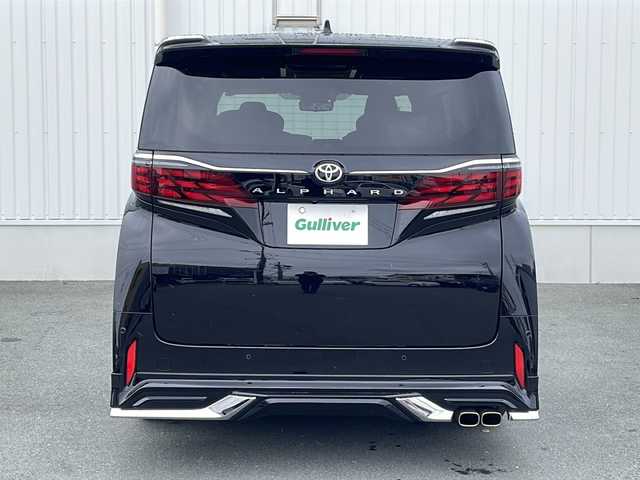 トヨタ アルファード Z 三重県 2024(令6)年 1.5万km ブラック プッシュスタート/電動格納ミラー/オートライト/オートマチックハイビーム/ビルトインETC/横滑り防止/LEDライト/ステアリングスイッチ/革巻きハンドル/レーダークルーズコントロール/ハンドルヒーター/ブラインドスポットモニター/レーンキープアシスト/プロアクティブドライブアシスト/クリアランスソナー/周辺車両接近時サポート/安心降車アシスト/リヤカメラディテクション/衝突軽減ブレーキ/ロードサインアシスト/リヤクロストラフィックアラート/後方車両接近告知/パーキングブレーキサポート/電動パーキング/デジタルインナーミラー/両側電動ドア/電動シート(全席)/温冷シート(全席)/電動リヤドア/電動リヤサンシェード/SOSボタン/サンルーフ/レザーシート/USB入力端子2ヶ所/タイプC入力端子2ヶ所/HDMI/置くだけ充電/フロアマット/モデリスタエアロ/全周囲モニター/純正13型後席モニター/純正マルチメディアナビ(AM/FM/TV/BT)/フルセグTV/ユニバーサルステップ/スペアキー/禁煙車/取扱説明書/保証書/ワンオーナー