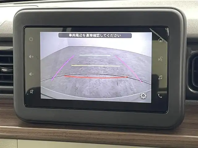 スズキ ラパン X 福島県 2024(令6)年 0.7万km フォーンベージュM 純正ディスプレイオーディオ/【USB/Bluetooth/AppleCarPlay/AndroidAuto】/・バックカメラ/衝突軽減ブレーキ/レーンキープアシスト/車線逸脱警報装置/コーナーセンサー/ハーフレザーシート/・運転席＋助手席シートヒーター/革巻きステアリング/・ステアリングスイッチ/LEDヘッドライト/・オートライト/電動格納ミラー/ABS/横滑り防止装置/盗難防止装置/社外フロアマット/プッシュスタート/・スマートキー/・スペアキー