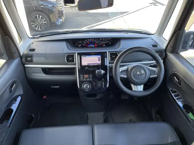 ダイハツ タント カスタム RS トップED SA Ⅲ 東京都 2018(平30)年 4.6万km ナイトシャドーパープルクリスタルM 社外ナビ/バックカメラ/Bluetooth/フルセグTV/両側電動スライドドア/運転席シートヒーター/衝突軽減装置/ETC/純正フロアマット/純正サイドバイザー/フォグライト