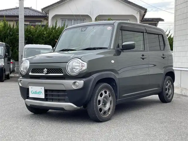 スズキ ハスラー G 山形県 2016(平28)年 9.7万km クールカーキPM 禁煙車/4WD/社外メモリーナビ/・フルセグTV/AM/FM/DVD/Bluetooth/アイドリングストップ/衝突被害軽減ブレーキ/横滑り防止装置/盗難防止装置/前席ヒートシーター/前後ドライブレコーダー/ヒルスタートアシスト/プッシュスタート/スマートキー/純正フロアマット/純正ドアバイザー/ETC/保証書/取扱説明書
