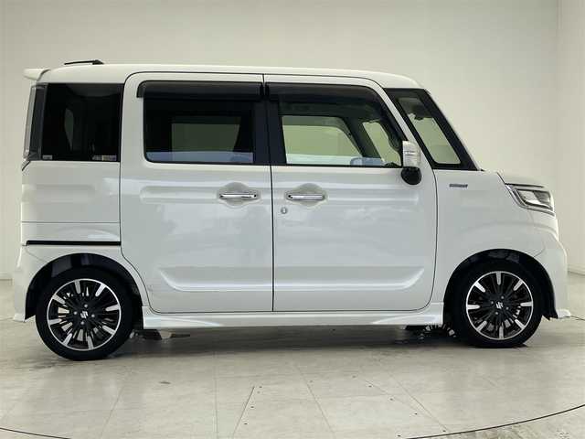 スズキ スペーシア カスタム HYBRID XS ターボ 兵庫県 2018(平30)年 4.5万km ピュアホワイトP メモリナビ/フルセグテレビ/CD/DVD/Bluetooth/ヘッドアップディスプレイ/両側パワースライドドア/ETC/オートライト/LEDヘッドライト/シートヒーター/パドルシフト/ステアリングスイッチ/アイドリングストップ/ウィンカーミラー/ドアバイザー/プッシュスタート/スペアキー/クルーズコントロール