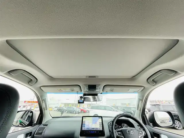 トヨタ ランドクルーザー プラド TX Lパッケージ 島根県 2022(令4)年 1.8万km ブラック 11インチアルパインナビ/フルセグTV/Bluetooth接続/CD/DVD/Apple car play/Toyota Safety Sense/ETC/サンルーフ/黒レザーシート/パワーシート/シートヒーター/エアシート/LEDヘッドランプ/クルーズコントロール/前後ドライブレコーダー/リフトアップ/ルーフレール