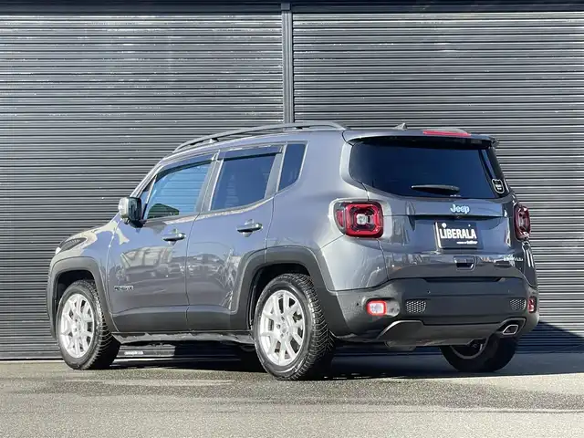 クライスラー・ジープ ジープ レネゲード リミテッド 山梨県 2021(令3)年 3.6万km グレー 黒革/シートヒーター /パワーシート/ステアリングヒーター/純正ナビ/バックカメラ/Bluetooth/TV/ACC/パークセンス/レーンセンス/ブラインドスポット/LEDヘッドライト/ETC/純正17インチAW/BARKLEY HARDROCK AW付ブロックタイヤ積込