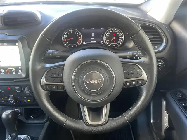 クライスラー・ジープ ジープ レネゲード リミテッド 山梨県 2021(令3)年 3.6万km グレー 黒革/シートヒーター /パワーシート/ステアリングヒーター/純正ナビ/バックカメラ/Bluetooth/TV/ACC/パークセンス/レーンセンス/ブラインドスポット/LEDヘッドライト/ETC/純正17インチAW/BARKLEY HARDROCK AW付ブロックタイヤ積込