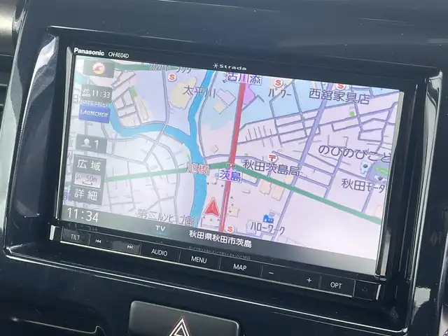 スズキ ハスラー Jスタイル Ⅲ 秋田県 2018(平30)年 4.7万km ブレイブカーキパール/スチールシルバー ４WD/衝突軽減システム/純正SDナビ（DVD/CD/BT）/フルセグ/全方位モニター/スズキ純正15インチアルミ（夏タイヤ装着）/スマートキー/アイドリングストップ/プッシュスタート/レーンキープアシスト/ダウンヒルアシストコントロール/ステアリングスイッチ/前席シートヒーター/ビルトインETC/ルーフレール/純正フロアマット/純正ドアバイザー/オートライト/オートエアコン/パワーステアリング/パワーウィンドウ/横滑り防止/盗難防止装置/寒冷地仕様/電動格納ウィンカーミラー/保証書/取扱説明書/記録簿/スペアキー×１