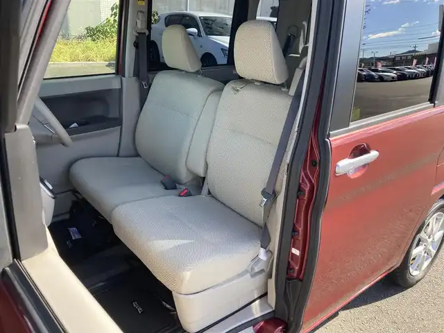 ダイハツ タント G SA 静岡県 2014(平26)年 7.3万km ファイアークォーツレッドM スマートアシスト/純正メモリーナビ（NMZP-W64D）/　AM FM　CD DVD Bluetooth /フルセグTV/両側パワースライドドア/ecoIDLE/フロントフォグランプ/ステアリングスイッチ/ベンチシート/リアロールサンシェード/純正14インチアルミホイール/スマートキー/プッシュスタート/バックカメラ/ワンオーナー