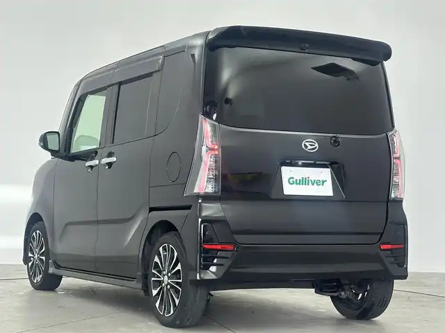 ダイハツ タント カスタム RS セレクション 愛知県 2020(令2)年 5.2万km ブラックマイカメタリック 純正ナビ（フルセグ、CD、DVD、Bluetooth）/両側パワスラドア/ETC/Bカメラ/ACC/衝突軽減ブレーキ/オートライト/LEDヘッドライト/コーナーセンサー/純正アルミホイール/純正フロアマット/スマートキー/Pスタート/三点エアバック