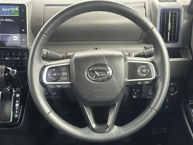 ダイハツ タント カスタム RS セレクション 愛知県 2020(令2)年 5.2万km ブラックマイカメタリック 純正ナビ（フルセグ、CD、DVD、Bluetooth）/両側パワスラドア/ETC/Bカメラ/ACC/衝突軽減ブレーキ/オートライト/LEDヘッドライト/コーナーセンサー/純正アルミホイール/純正フロアマット/スマートキー/Pスタート/三点エアバック
