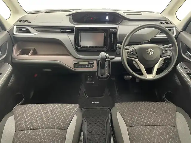 スズキ ソリオ バンディット HV MV 兵庫県 2023(令5)年 3万km メロウディープレッドパール 純正メモリナビ/フルセグ CD DVD BT HDMI/全方位モニター/両側パワースライドドア/レーダークルーズコントロール/衝突軽減ブレーキ/LKA/コーナーセンサー/前後ドライブレコーダー/シートヒーター/LEDヘッドライト/LEDフォグライト/オートライト/純正エンジンスターター/スマートキー/スペアキー