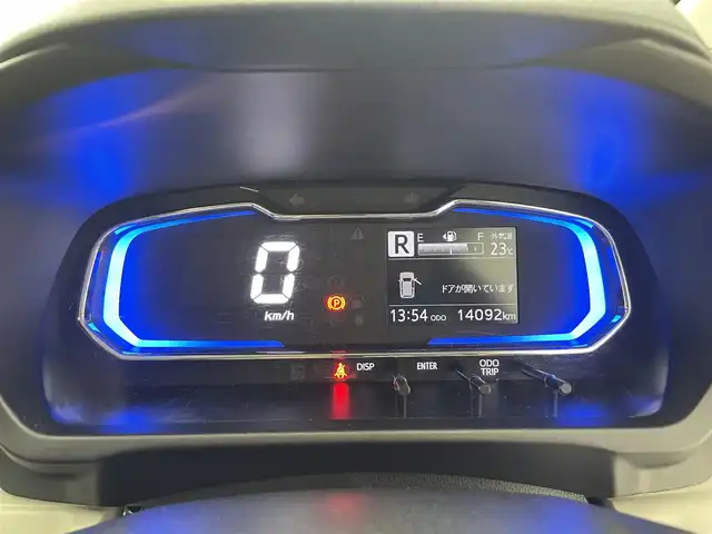 ダイハツ ミラ イース X リミテッド SAⅢ 滋賀県 2023(令5)年 1.4万km スプラッシュブルーM 社外ナビ/Bluetooth/USB/バックカメラ/スマートアシストIII/アイドリングストップ/コーナーセンサー/LEDヘッドライト/オートライト/オートハイビーム/電動格納ミラー/ETC