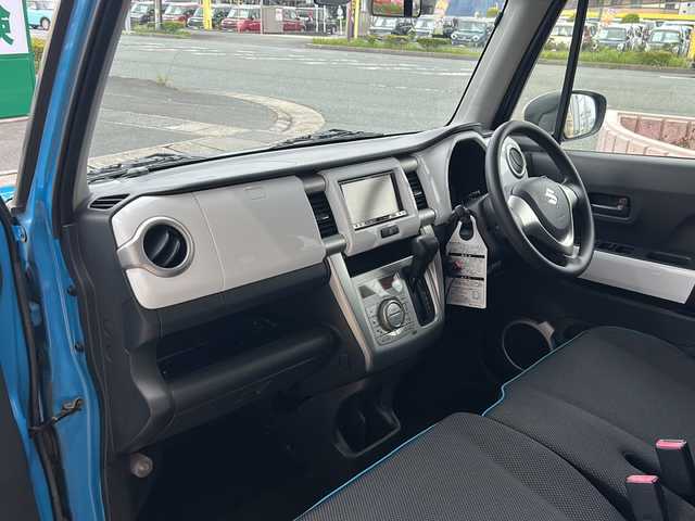 スズキ ハスラー G 静岡県 2014(平26)年 10.3万km サマーブルーM 社外ナビ/・CD/DVD/・MSV/SD/・FM/AM/・フルセグTV/・Bluetooth/・iPod/・USB/主要装備/・運転席シートヒーター/・スタッドレスタイヤ（ホワイトレター）/・ルーフキャリア/・レーダーブレーキサポート/・アイドリングストップ/・横滑り防止装置/・オートライト/・社外フューエルリッド/・プッシュスタート