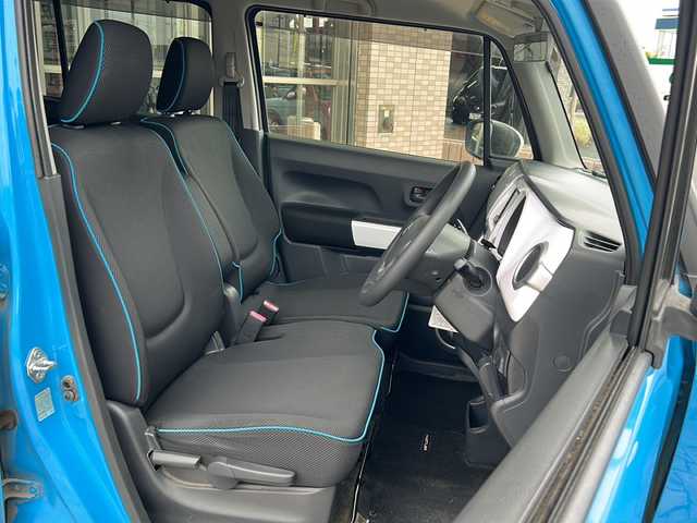 スズキ ハスラー G 静岡県 2014(平26)年 10.3万km サマーブルーM 社外ナビ/・CD/DVD/・MSV/SD/・FM/AM/・フルセグTV/・Bluetooth/・iPod/・USB/主要装備/・運転席シートヒーター/・スタッドレスタイヤ（ホワイトレター）/・ルーフキャリア/・レーダーブレーキサポート/・アイドリングストップ/・横滑り防止装置/・オートライト/・社外フューエルリッド/・プッシュスタート