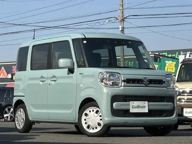 スズキ スペーシア HYBRID G 愛知県 2021(令3)年 3万km オフブルーM /禁煙/ワンオーナー//メモリナビ/地デジTV/CD/BT//バックカメラ/ETC/前後ドラレコ//両側スライドドア//プッシュスタート/スマートキー//衝突軽減ブレーキ//車線逸脱防止//電動格納ミラー//フロアマット//新車時保証書//取扱説明書