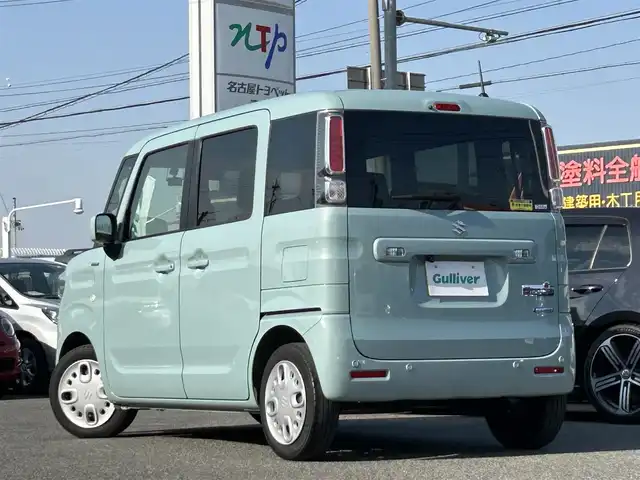 スズキ スペーシア HYBRID G 愛知県 2021(令3)年 3万km オフブルーM /禁煙/ワンオーナー//メモリナビ/地デジTV/CD/BT//バックカメラ/ETC/前後ドラレコ//両側スライドドア//プッシュスタート/スマートキー//衝突軽減ブレーキ//車線逸脱防止//電動格納ミラー//フロアマット//新車時保証書//取扱説明書