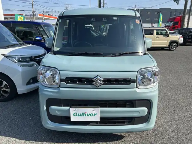 スズキ スペーシア HYBRID G 愛知県 2021(令3)年 3万km オフブルーM /禁煙/ワンオーナー//メモリナビ/地デジTV/CD/BT//バックカメラ/ETC/前後ドラレコ//両側スライドドア//プッシュスタート/スマートキー//衝突軽減ブレーキ//車線逸脱防止//電動格納ミラー//フロアマット//新車時保証書//取扱説明書