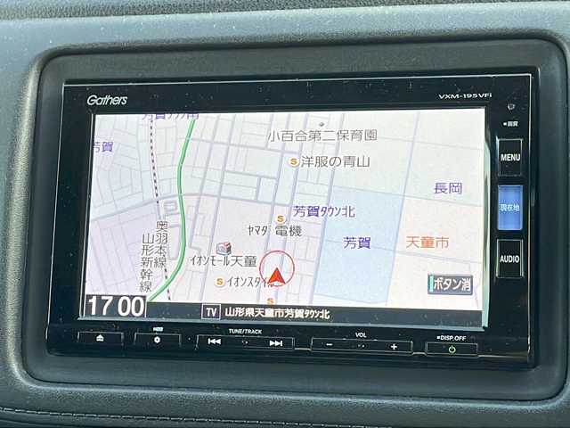 ホンダ ヴェゼル ハイブリッド X ホンダセンシング 山形県 2019(平31)年 4.6万km プラチナホワイトパール Honda SENSING/・衝突軽減ブレーキ（ＣＭＢＳ）/・路外逸脱抑制機能/・先行車発進お知らせ機能/・アダプティブクルーズコントロール（ＡＣＣ）/・車線維持支援システム（ＬＫＡＳ）/・標識認識機能/・誤発進抑制機能 /パドルシフト/純正ナビ/CD.DVD.BT.USB.SD/バックカメラ/フルセグ/ETC/電動パーキングブレーキ/オートホールド/純正エンジンスターター/プッシュスタート/スマートキーｘ２/ＬＥＤヘッドライト
