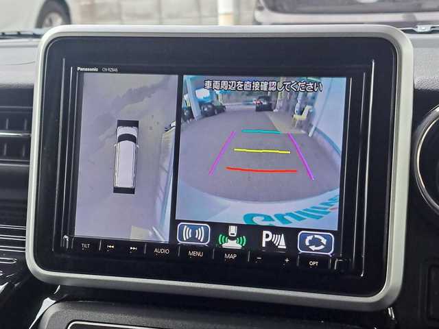 スズキ スペーシア カスタム HYBRID XS ターボ 大阪府 2018(平30)年 3.5万km ピュアホワイトP /禁煙車//純正8インチSDナビ/CN-RZ846//Bluetooth/CD/DVD/USB//フルセグテレビ//全方位モニター//ビルドインETC//スズキセーフティサポート//デュアルセンサーブレーキサポート//デュアルカメラブレーキサポート//クルーズコントロール//ヘッドアップディスプレイ//BLITZ車高調//純正前方ドライブレコーダー/NX-DRW22//シートヒーター（運転席）//両側パワースライドドア//パドルシフト//社外16インチアルミホイール/WORKEMOTION//コーナーセンサー//LEDヘッドライト//サンシェード