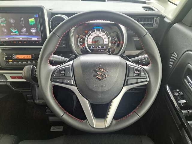 スズキ スペーシア カスタム HYBRID XS ターボ 大阪府 2018(平30)年 3.5万km ピュアホワイトP /禁煙車//純正8インチSDナビ/CN-RZ846//Bluetooth/CD/DVD/USB//フルセグテレビ//全方位モニター//ビルドインETC//スズキセーフティサポート//デュアルセンサーブレーキサポート//デュアルカメラブレーキサポート//クルーズコントロール//ヘッドアップディスプレイ//BLITZ車高調//純正前方ドライブレコーダー/NX-DRW22//シートヒーター（運転席）//両側パワースライドドア//パドルシフト//社外16インチアルミホイール/WORKEMOTION//コーナーセンサー//LEDヘッドライト//サンシェード