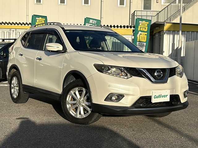 日産 エクストレイル 20X エマージェンシーブレーキ 愛知県 2015(平27)年 9.4万km ブリリアントホワイトパール /純正SDナビ//純正フルセグTV//AM/FM/AUX/CD/DVD/BT//バック/サイド/フロント/全周囲カメラ//ビルトインETC//ルーフレール//クルーズコントロール//ブラインドスポットモニター//衝突被害軽減ブレーキ//横滑り防止装置//レーンアシスト//アイドリングストップ//ECO MODE//リアウィンドウデフォッガー//ステアスイッチ//フレキシブルラゲッジ//純正LEDオートライト//フロントフォグランプ//純正フロアマット//純正ドアバイザー//純正17インチアルミホイール//シートヒーター(D/N)//電格ミラー//ライト付きバニティミラー//イモビライザー//ISOFIX//ダブルエアバック//スマートキー//スペアキー1本//取扱説明書//ナビ説明書//保証書//記録簿(R3/R4/R6)