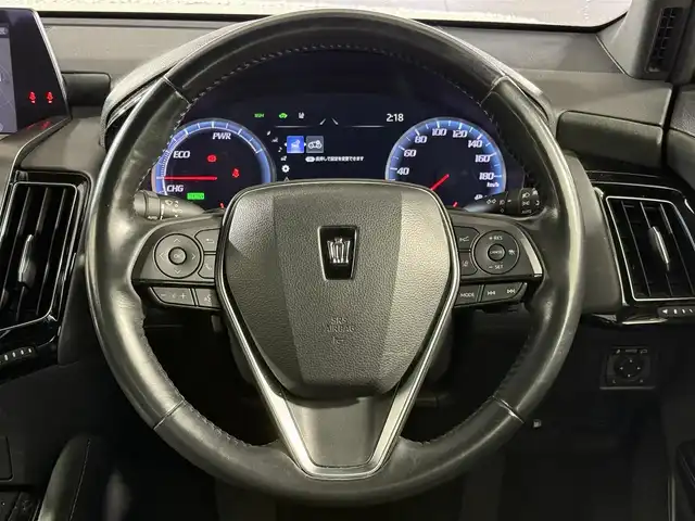 トヨタ クラウン ハイブリッド RS アドバンス 佐賀県 2018(平30)年 5.6万km ホワイトパールクリスタルシャイン メーカーナビ　/（ＡＭ　ＦＭ　ＣＤ　ＤＶＤ　ＢＴ　ＭiraCast)/全方位カメラ　/ドラレコ　/クルコン　/プリクラッシュ　/レーンキープ　/コーナーセンサー　/パーキングアシスト　/ＲＳＡ　/ＨＵＤ　/ＡＦＳ/パーキングサポートブレーキ　/ハーフレザー　/シートヒーター/シートメモリー/ハンドルヒーター/純正18インチアルミ/純正フロアマット/パドルシフト/ステリモ