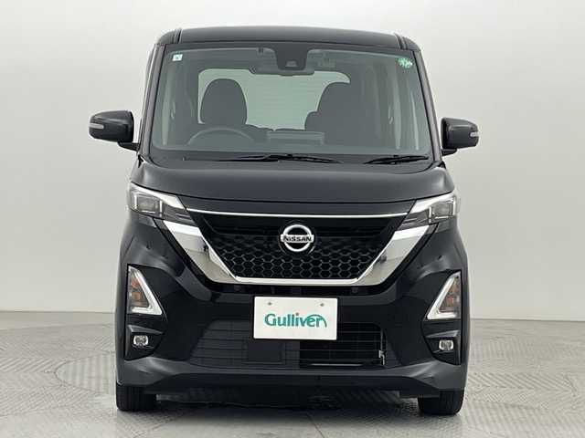 日産 ルークス HWS Gターボ プロパイロットED 新潟県 2021(令3)年 4.8万km ブラック プロパイロット/エマージェンシーブレーキ/純正9インチナビ/　（フルセグTV/BT/CD/DVD/AUX/AM/FM）/全周囲カメラ/両側パワースライドドア/インテリジェンスクルーズコントロール/LEDオートライト/純正15インチアルミホイール/ステアリングスイッチ/アイドリングストップ/スマートキー/ETC