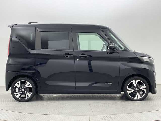 日産 ルークス HWS Gターボ プロパイロットED 新潟県 2021(令3)年 4.8万km ブラック プロパイロット/エマージェンシーブレーキ/純正9インチナビ/　（フルセグTV/BT/CD/DVD/AUX/AM/FM）/全周囲カメラ/両側パワースライドドア/インテリジェンスクルーズコントロール/LEDオートライト/純正15インチアルミホイール/ステアリングスイッチ/アイドリングストップ/スマートキー/ETC
