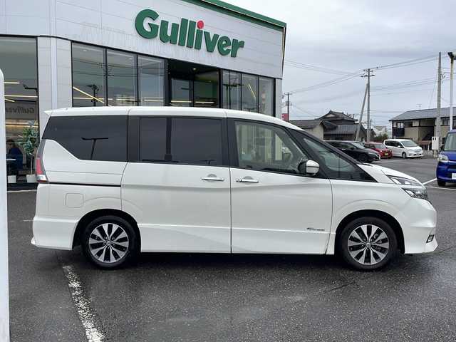 日産 セレナ ハイウェイスター プロパイロットED 新潟県 2017(平29)年 6.4万km ブリリアントホワイトパール 純正メモリナビ/衝突軽減/クルーズコントロール/レーンキープアシスト/全周囲カメラ/コーナーセンサー/オートパーク/ETC/ドライブレコーダー/両側パワースライドドア/サンシェード/フロアマット/LED/フォグランプ/ウィンカーミラー/電格ミラー/スペアキー×１