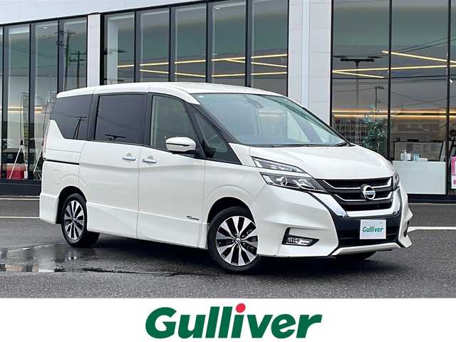 日産 セレナ ハイウェイスター プロパイロットED 新潟県 2017(平29)年 6.4万km ブリリアントホワイトパール 純正メモリナビ/衝突軽減/クルーズコントロール/レーンキープアシスト/全周囲カメラ/コーナーセンサー/オートパーク/ETC/ドライブレコーダー/両側パワースライドドア/サンシェード/フロアマット/LED/フォグランプ/ウィンカーミラー/電格ミラー/スペアキー×１